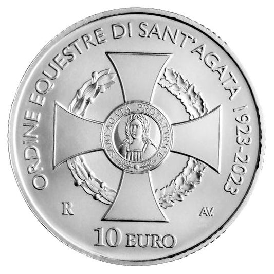 San Marino 10 euro „Ordinul Sant’Agata” 2023