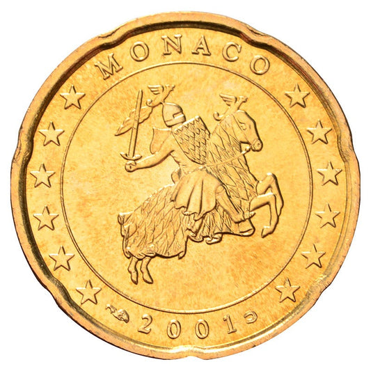 HM Monaco 20 Cent 2001