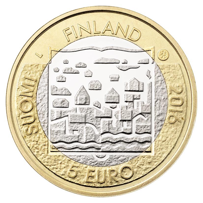 HM Finlanda 5 euro "Kallio" 2016