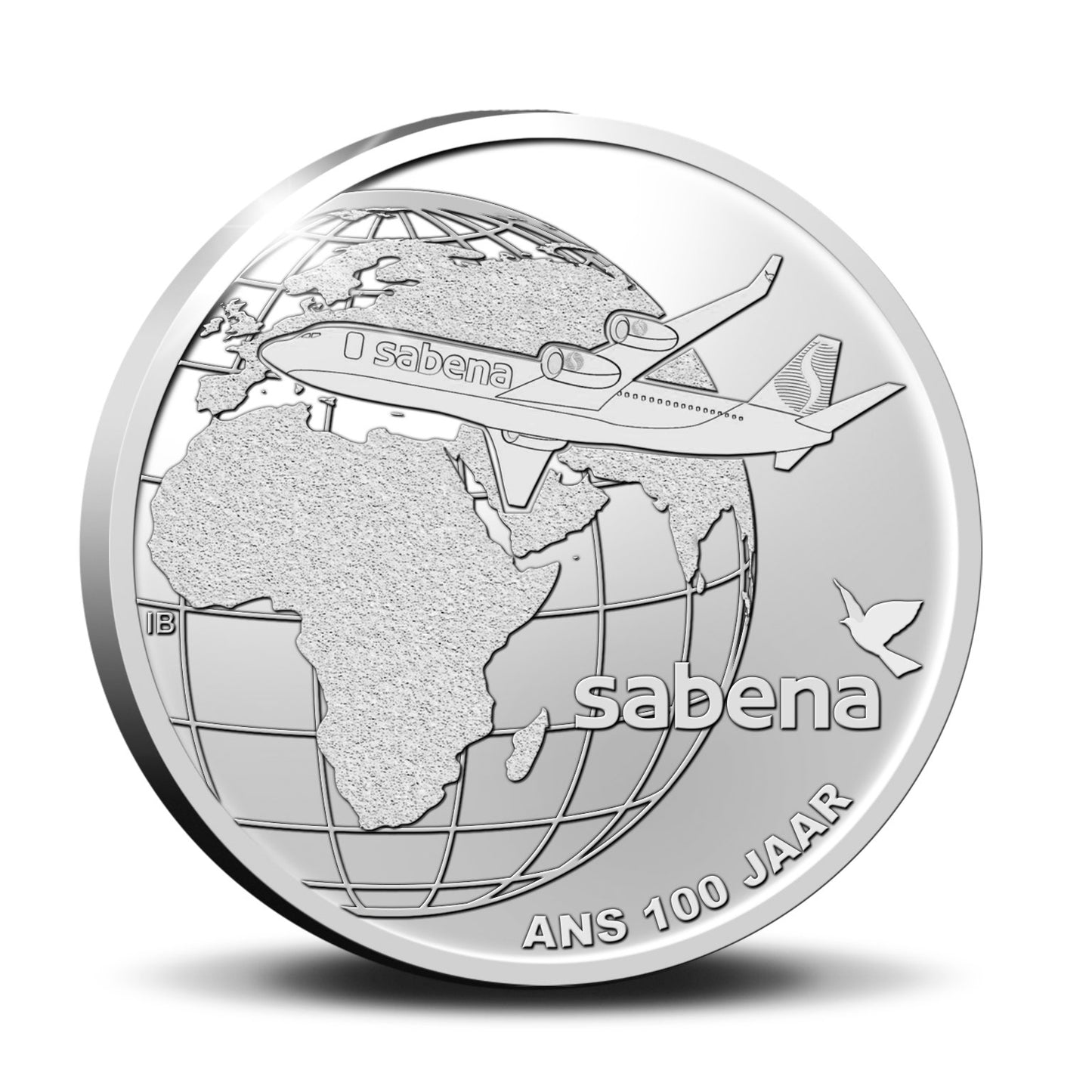 Moneda Belgia 20 Euro 2023 „100 de ani Sabena” Dovadă de argint